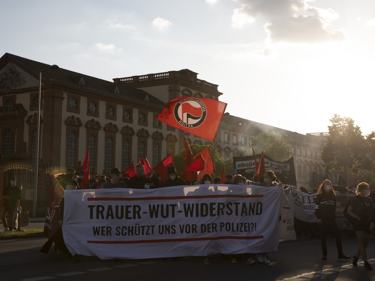 Demonstration gegen Polizeigewalt in&nbsp;Mannheim
